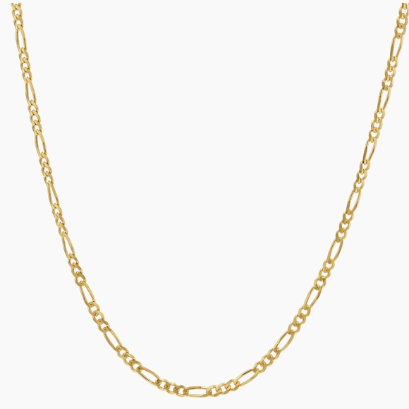 14K Gold 2mm Figaro Chain Necklace